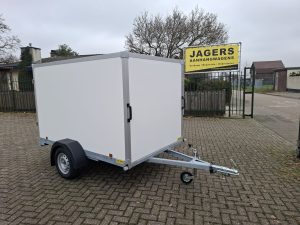 power trailer gesloten enkelasser