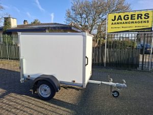 power trailer 200x100 gesloten enkelasser