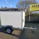 power trailer 200x100 gesloten enkelasser