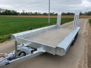 Aluminium traanplaat voor vlemmix machinetransporter