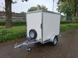 BW gesloten aanhanwagen enkelasser