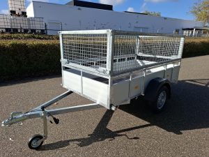 Syma aluminium bakwagen met loofrek