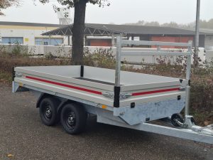 vdm plateauwagen 314x188 2700kg dubbelasser